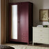 Oakham Mirrored Double Wardrobe, Wild Cherry - daals