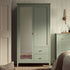 Oakham Mirrored Double Wardrobe, Desert Sage - daals
