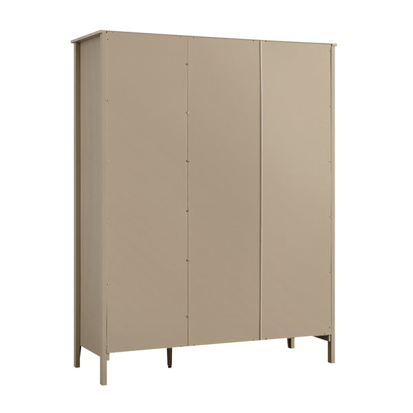 Oakham Triple Wardrobe, Deep Greige