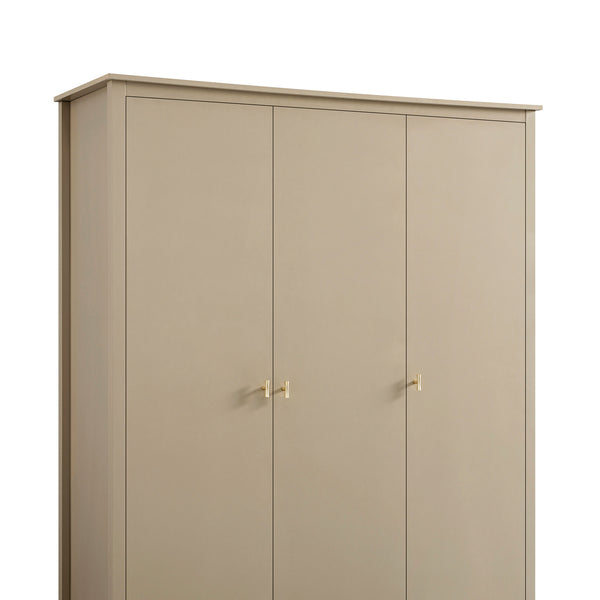 Oakham Triple Wardrobe, Deep Greige