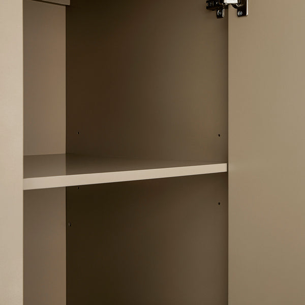 Oakham Triple Wardrobe, Deep Greige