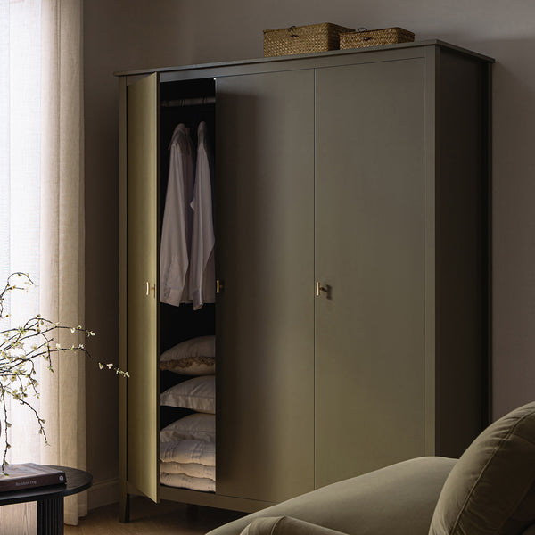 Oakham Triple Wardrobe, Olive Grove