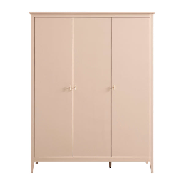 Oakham Triple Wardrobe, Nude Pink