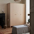 Oakham Triple Wardrobe, Nude Pink - daals