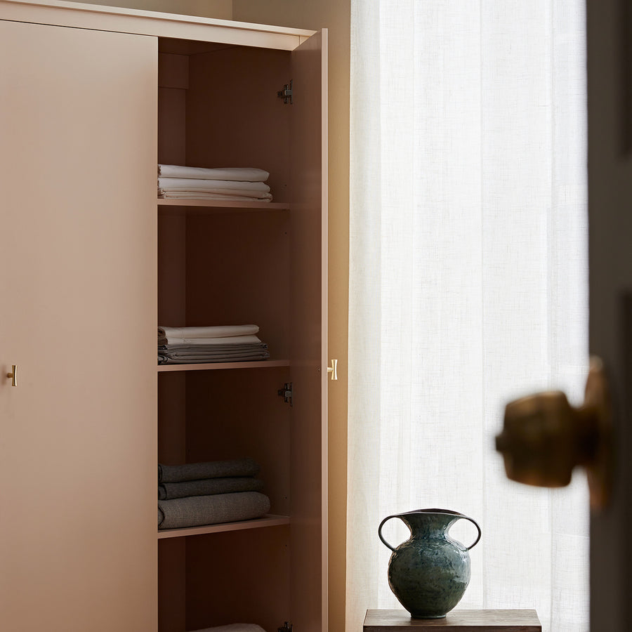 Oakham Triple Wardrobe, Nude Pink