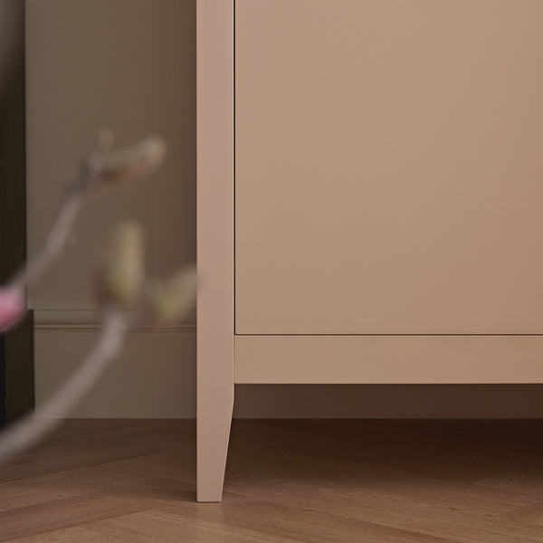 Oakham Triple Wardrobe, Nude Pink