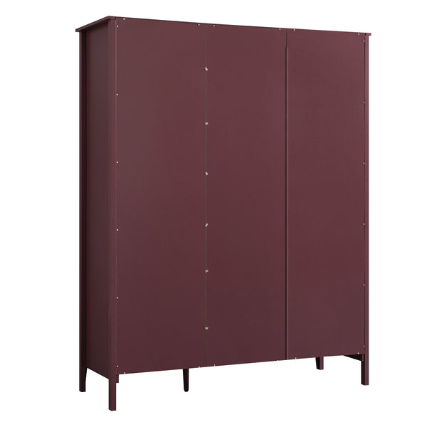 Oakham Triple Wardrobe, Wild Cherry - daals