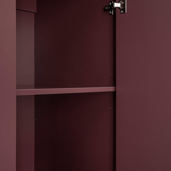Oakham Triple Wardrobe, Wild Cherry - daals