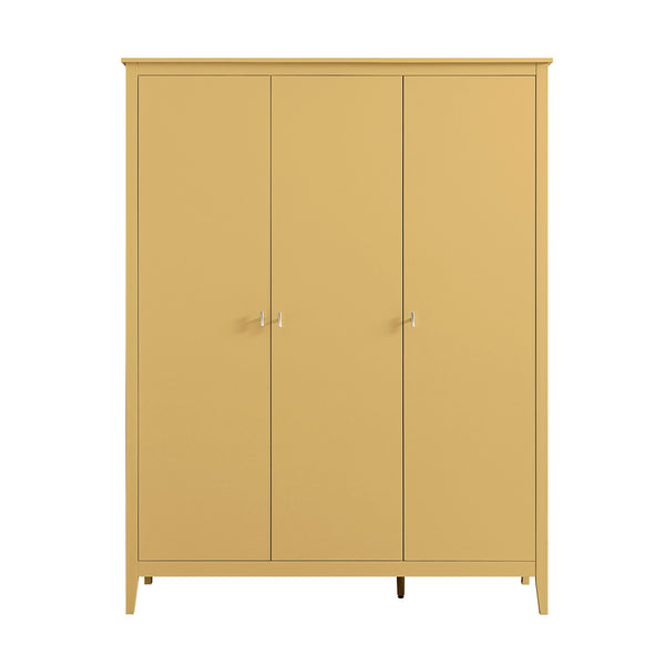 Oakham Triple Wardrobe, Rattan Yellow - daals