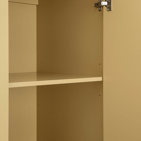 Oakham Triple Wardrobe, Rattan Yellow - daals