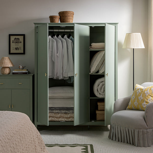Oakham Triple Wardrobe, Desert Sage