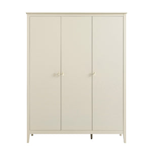 Oakham Triple Wardrobe, Shaded White