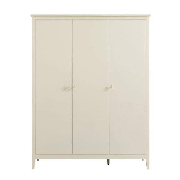 Oakham Triple Wardrobe, Shaded White