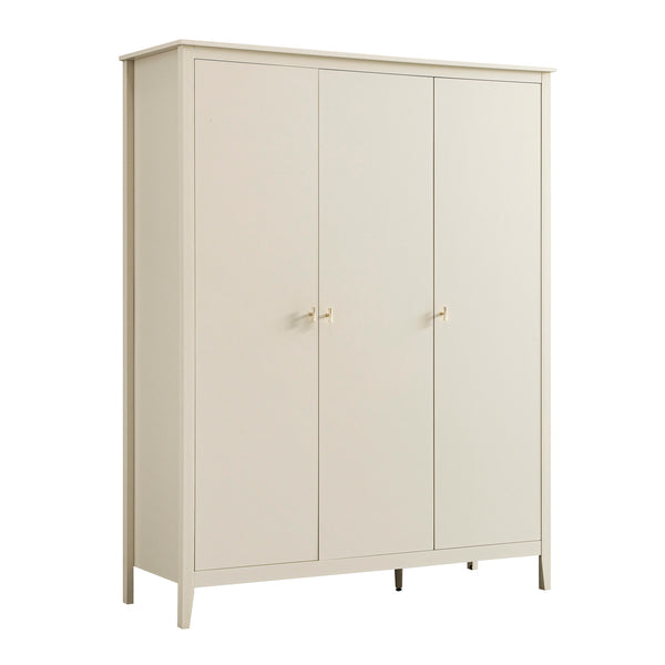 Oakham Triple Wardrobe, Shaded White