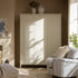 Oakham Triple Wardrobe, Shaded White