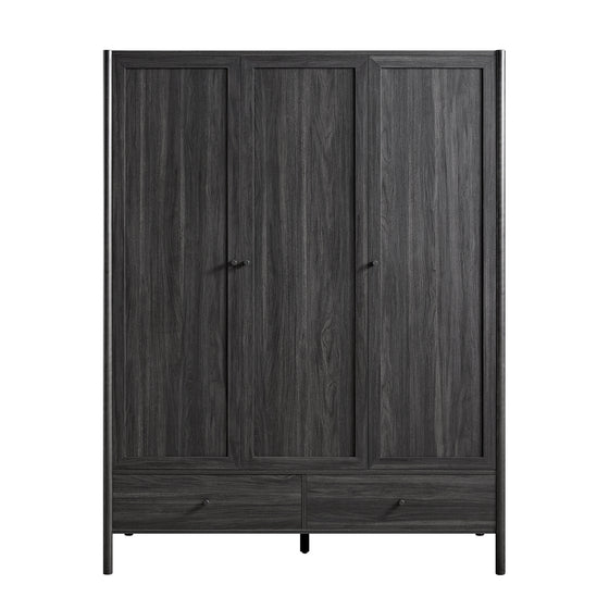 Linden Triple Wardrobe, Ebony