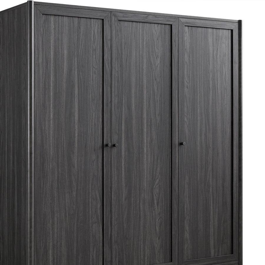 Linden Triple Wardrobe, Ebony - daals