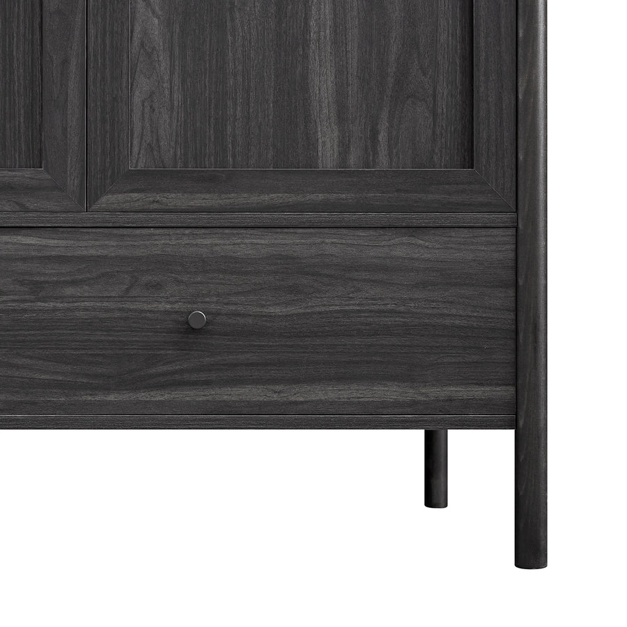 Linden Triple Wardrobe, Ebony - daals