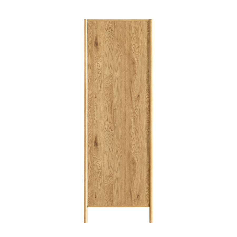 Linden Triple Wardrobe, Natural