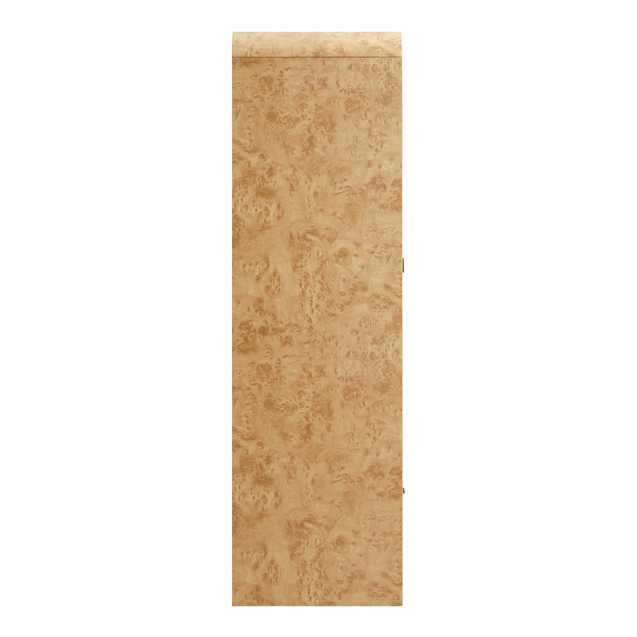 Marcel Double Wardrobe, Natural Burlwood