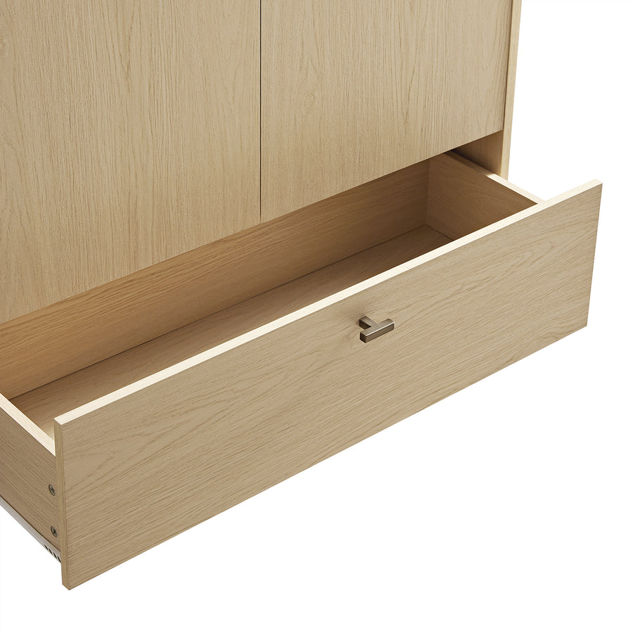 Marcel Double Wardrobe, Light Oak