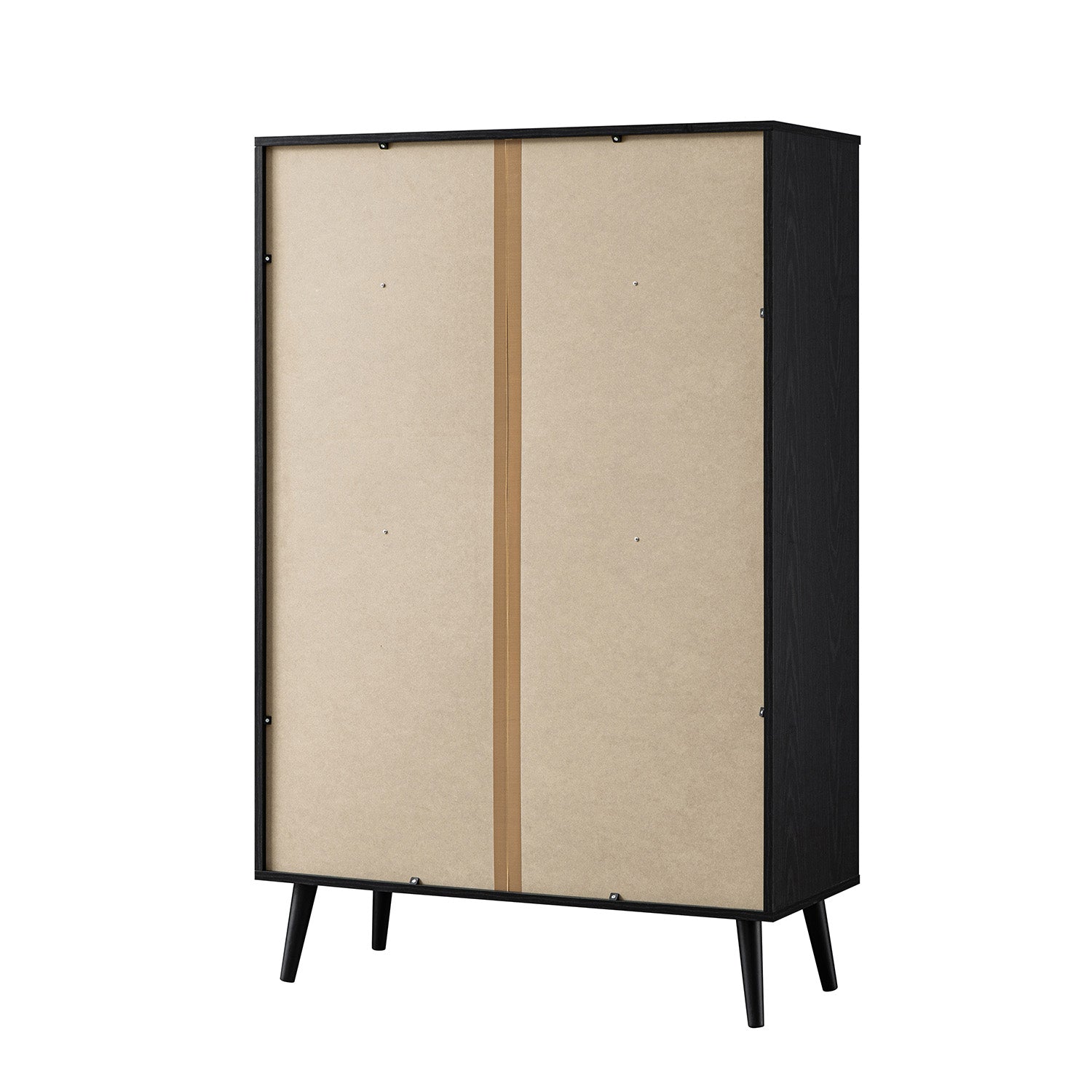 Frances Woven Rattan Writing Bureau, Black