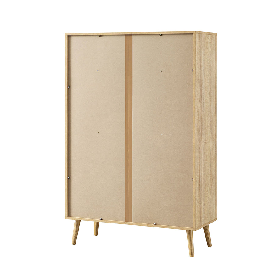Frances Woven Rattan Writing Bureau, Natural