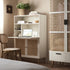 Frances Woven Rattan Writing Bureau, White