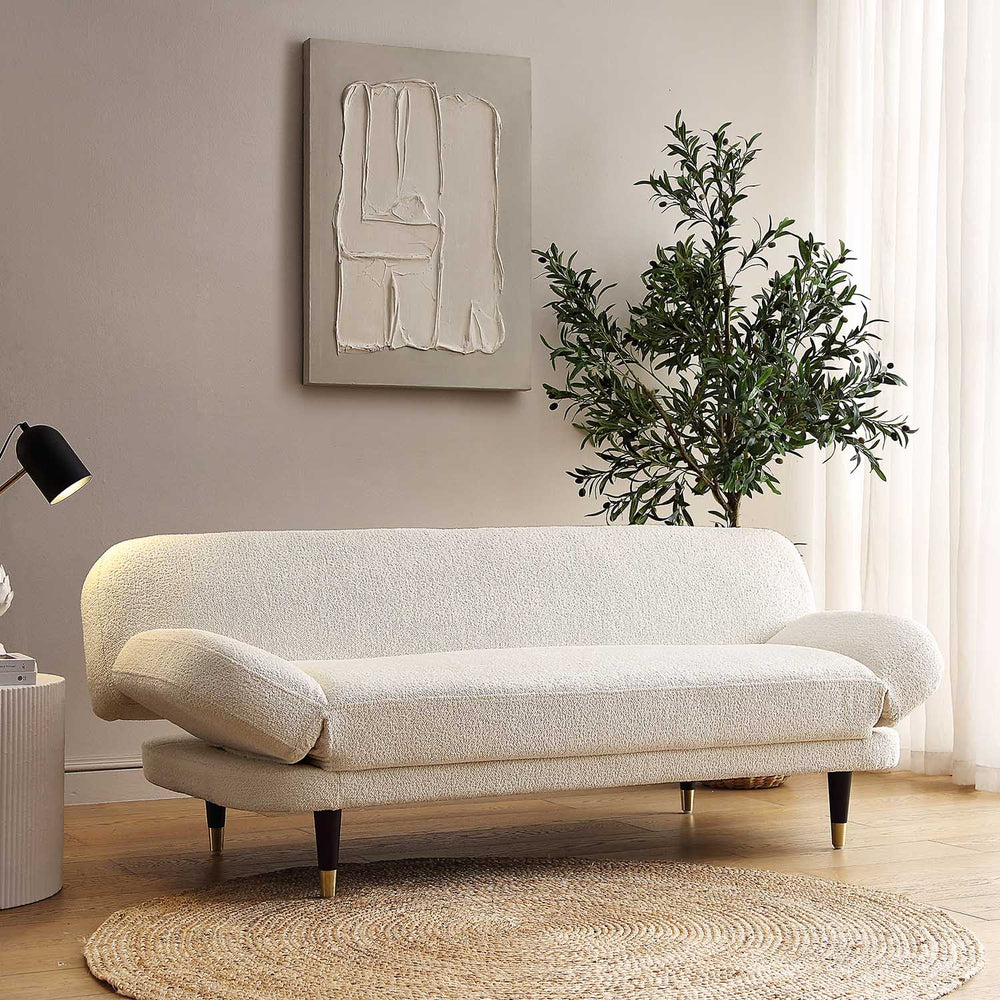 Solna 2Seater Sofa Bed, Beige Boucle daals