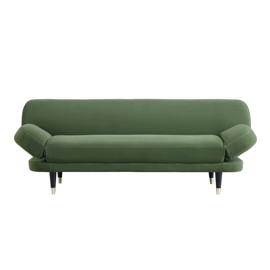 Solna 2Seater Sofa Bed, Moss Green Velvet daals
