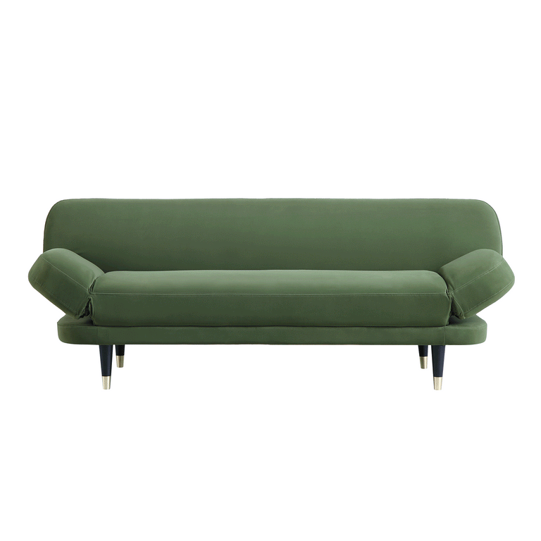 Solna 2Seater Sofa Bed, Moss Green Velvet daals