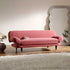 Solna 2 - Seater Sofa Bed, Dusty Rose Velvet - daals