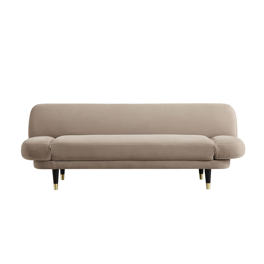 Solna 2-Seater Sofa Bed, Mink Velvet