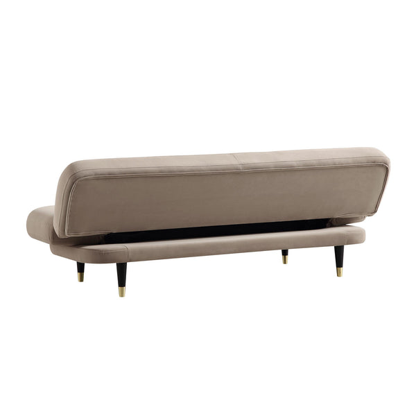 Solna 2-Seater Sofa Bed, Mink Velvet