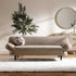 Solna 2 - Seater Sofa Bed, Mink Velvet - daals
