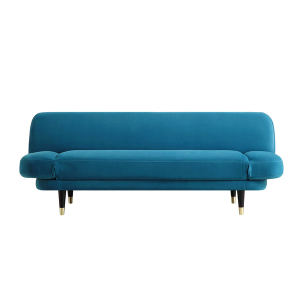 Solna 2-Seater Sofa Bed, Teal Velvet