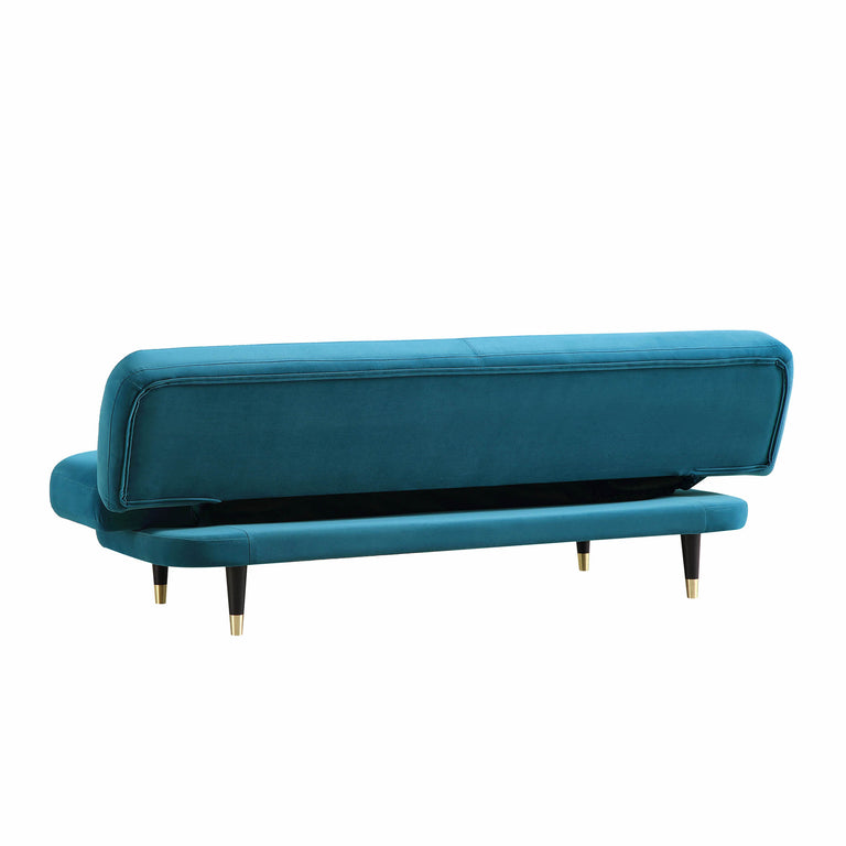 Solna 2Seater Sofa Bed, Teal Velvet daals
