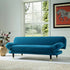 Solna 2 - Seater Sofa Bed, Teal Velvet - daals