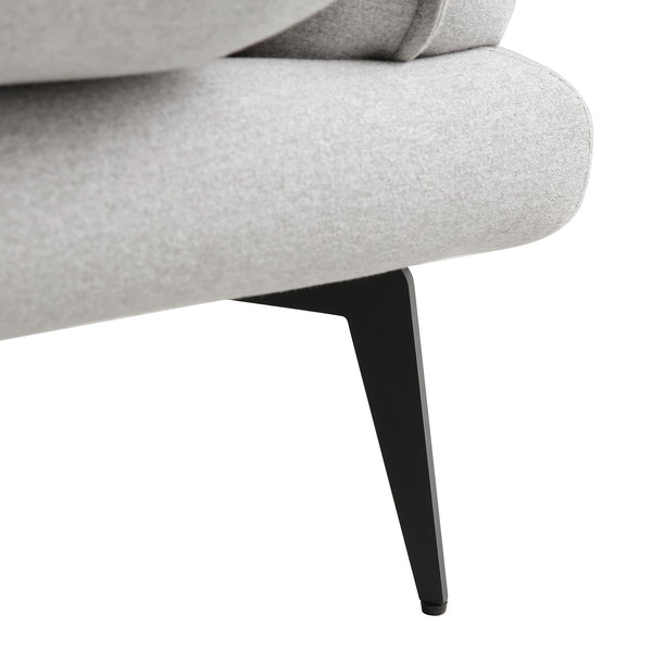Obriel Grey Marl Fabric Armchair