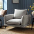 Obriel Grey Marl Fabric Armchair - daals