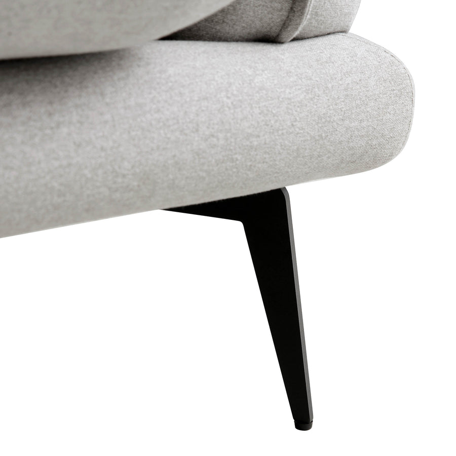 Obriel Grey Marl Fabric Sofa, 2-Seater