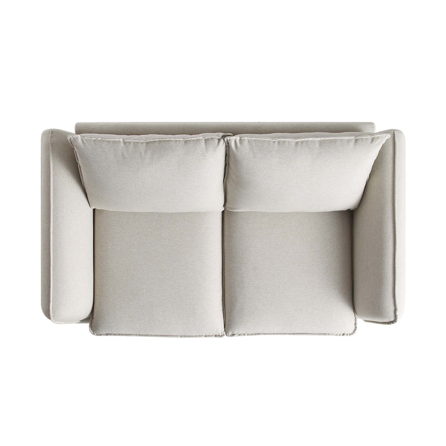 Obriel Oatmeal Fabric Sofa, 2-Seater