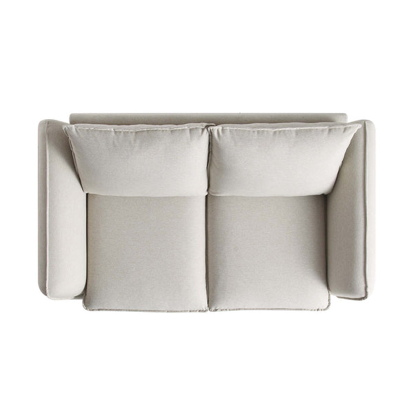 Obriel Oatmeal Fabric Sofa, 2-Seater