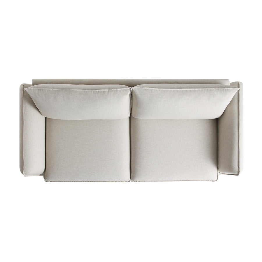 Obriel Oatmeal Fabric Sofa, 3-Seater