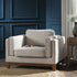 Dipley Champagne Velvet Sofa, 1 - Seater - daals