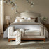Dipley Champagne Velvet Upholstered Bench - daals