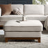 Dipley Champagne Velvet Storage Footstool - daals