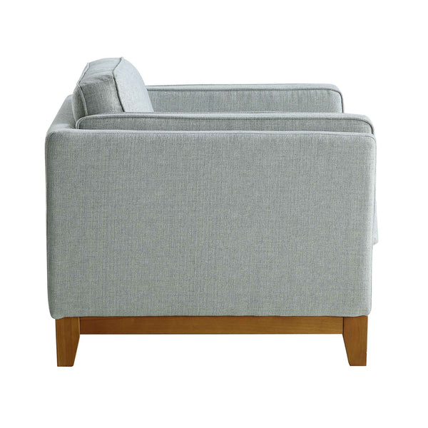 Dipley Sage Fabric Sofa, 1-Seater