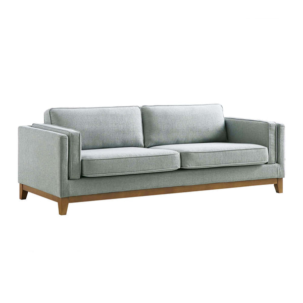 Dipley Sage Fabric Sofa, 3-Seater