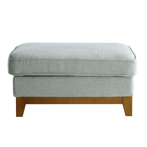 Dipley Sage Woven Fabric Storage Footstool